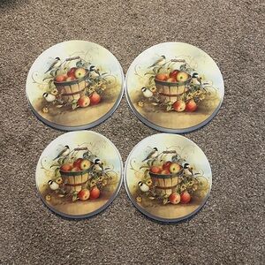 Rustic stove top burner covers